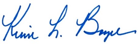 Signature of Kevin L. Boyce